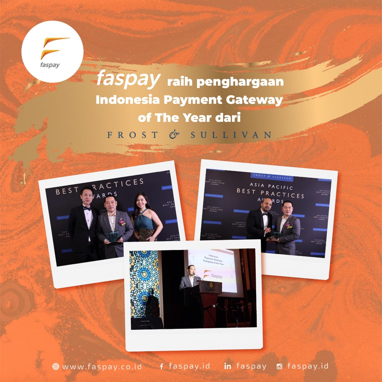 Faspay dengan Bangga Raih Penghargaan sebagai 2019 Indonesia Payment Gateway of The Year dari Frost and Sullivan