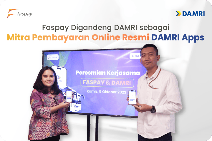 Faspay Digandeng DAMRI sebagai Mitra Pembayaran Online Resmi DAMRI Apps