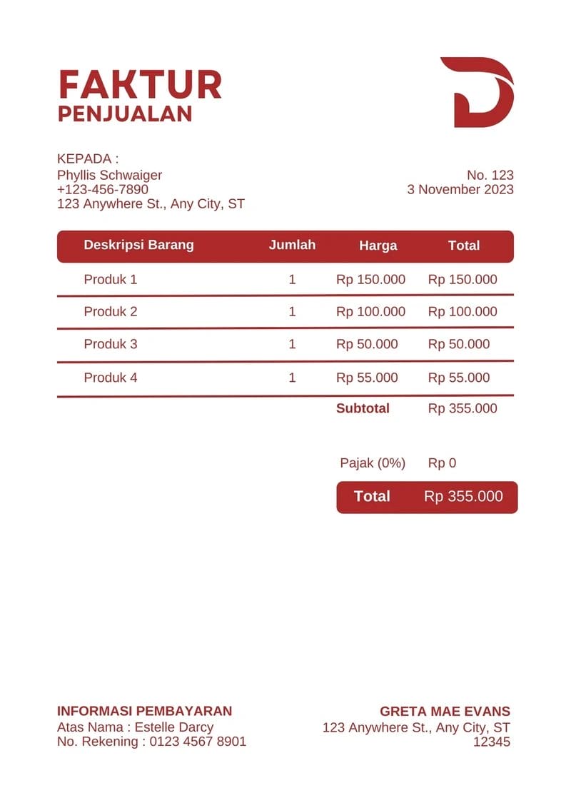 Faktur Penjualan Online Gratis: Panduan Lengkap untuk Bisnis Anda